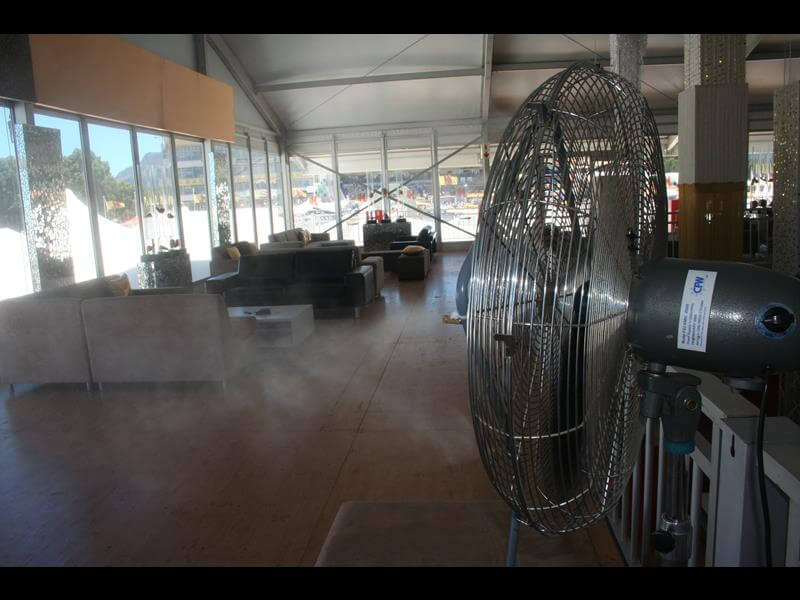 Touareg Tent accessories misting fans