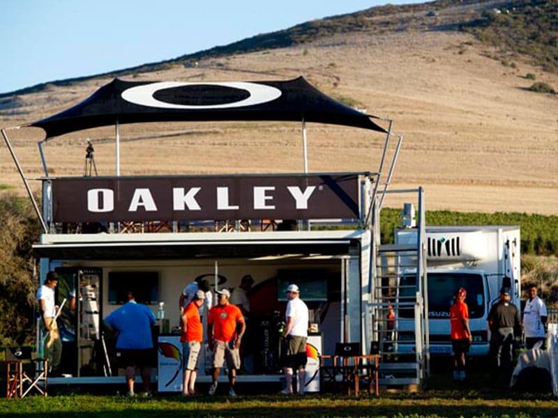 Touareg Tent branded tent oakley
