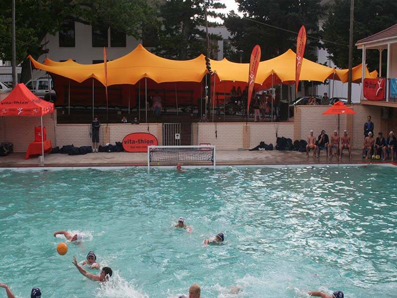 Touareg Stretch Tent orange bedouin tent